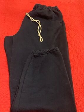 Athletic Works Navy Sweatpants with Drawstring and pockets